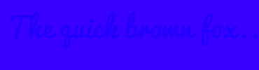 Image with Font Color 2300FD and Background Color 3A00FF